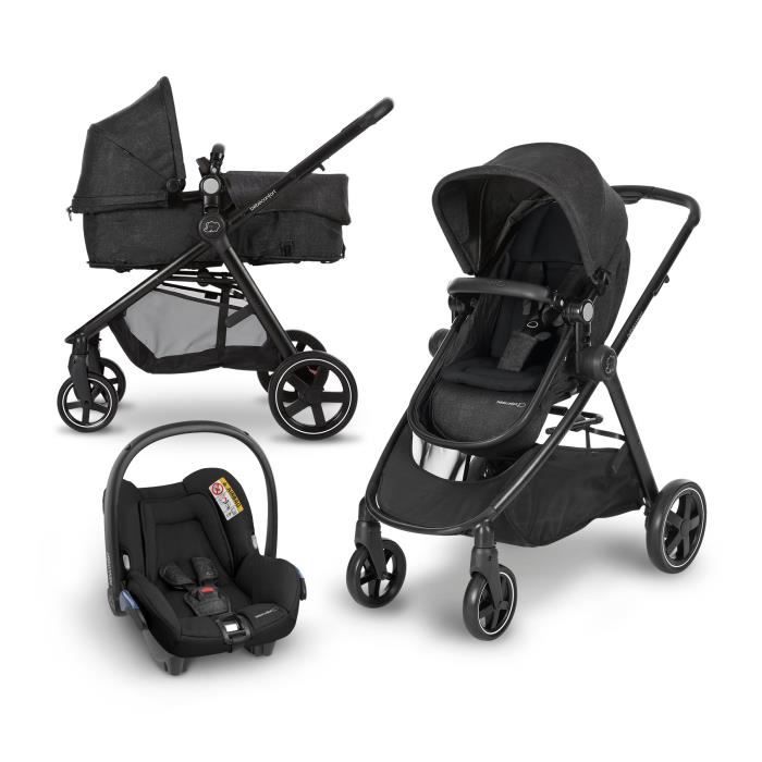 Bebe Confort Poussette Trio Combinee Pack Zelia 3 En 1 Nomad Black Cdiscount Puericulture Eveil Bebe